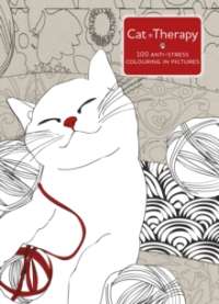 Cat Therapy : A mindful colouring book for adults
