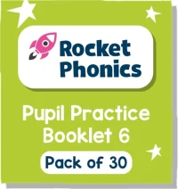 Reading Planet Rocket Phonics – Pupil Practice Booklet 6 – Pack of 30