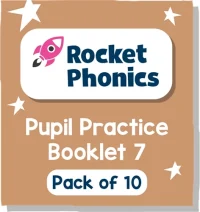 Reading Planet Rocket Phonics – Pupil Practice Booklet 7 – Pack of 10