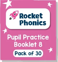 Reading Planet Rocket Phonics – Pupil Practice Booklet 8 – Pack of 30